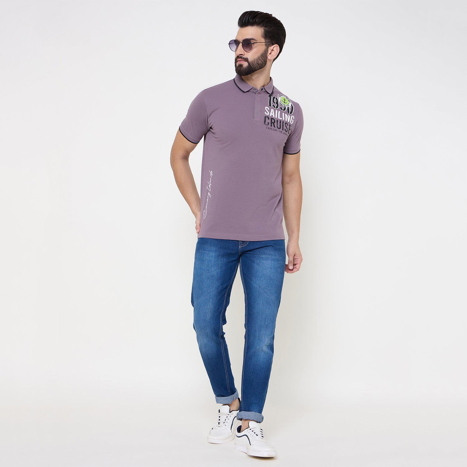 Duke Urban Men Half Sleeve Cotton Tshirt (LF7172)