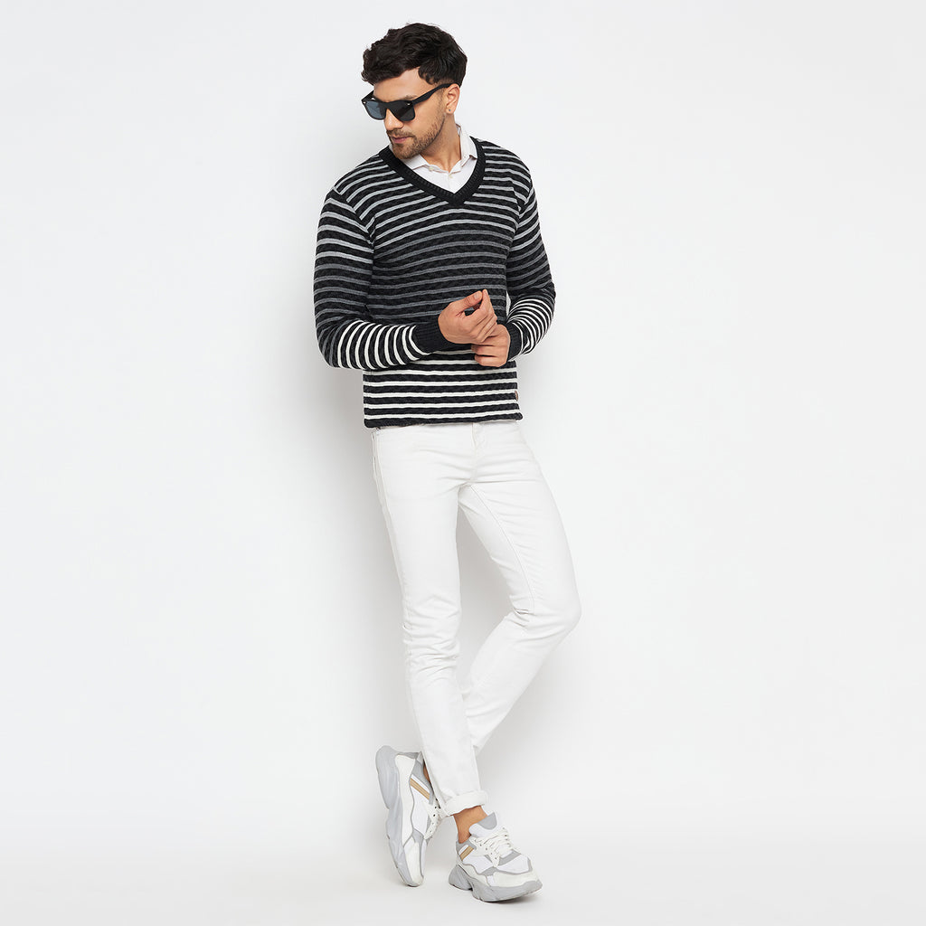 Duke Urban Men Full Sleeve V Neck Sweater (SDS2058)