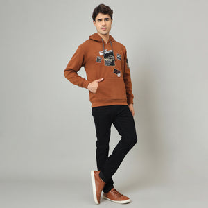 Duke Men Hooded Regular Sweatshirt (LF6369)