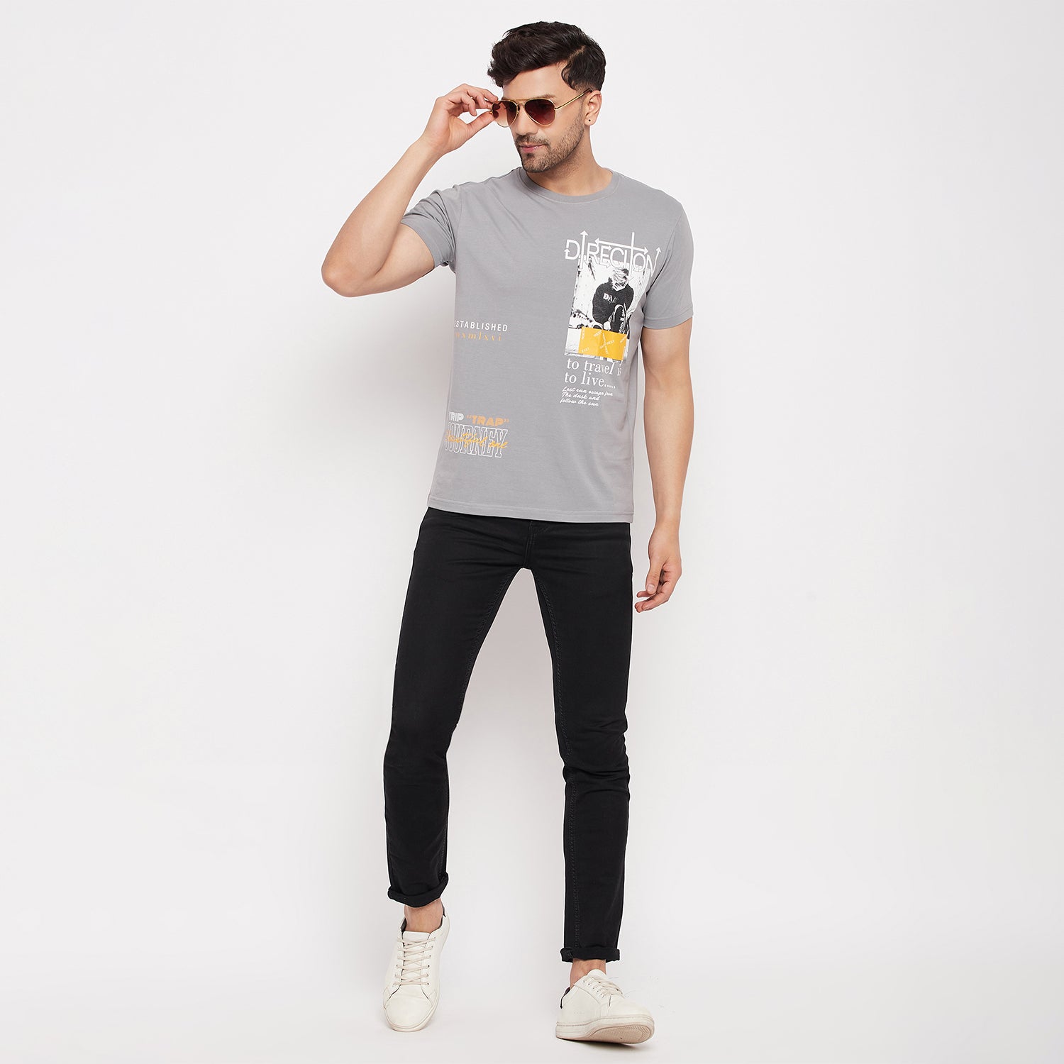 Duke Stardust Men Round Neck Half Sleeve Cotton T-shirt (1023)