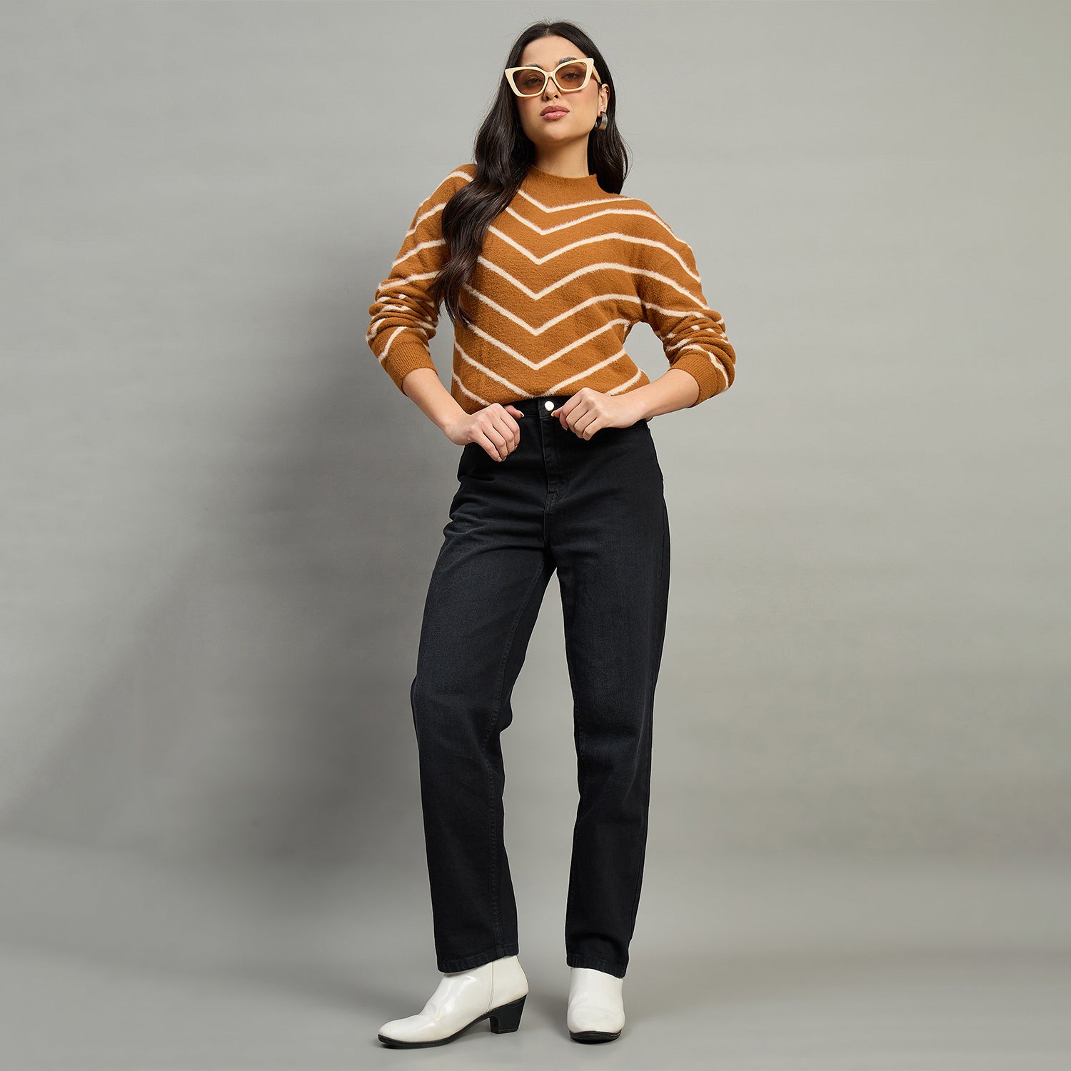 Duke Urban Women Full Sleeve Slim Fit Sweater (SDS1404)