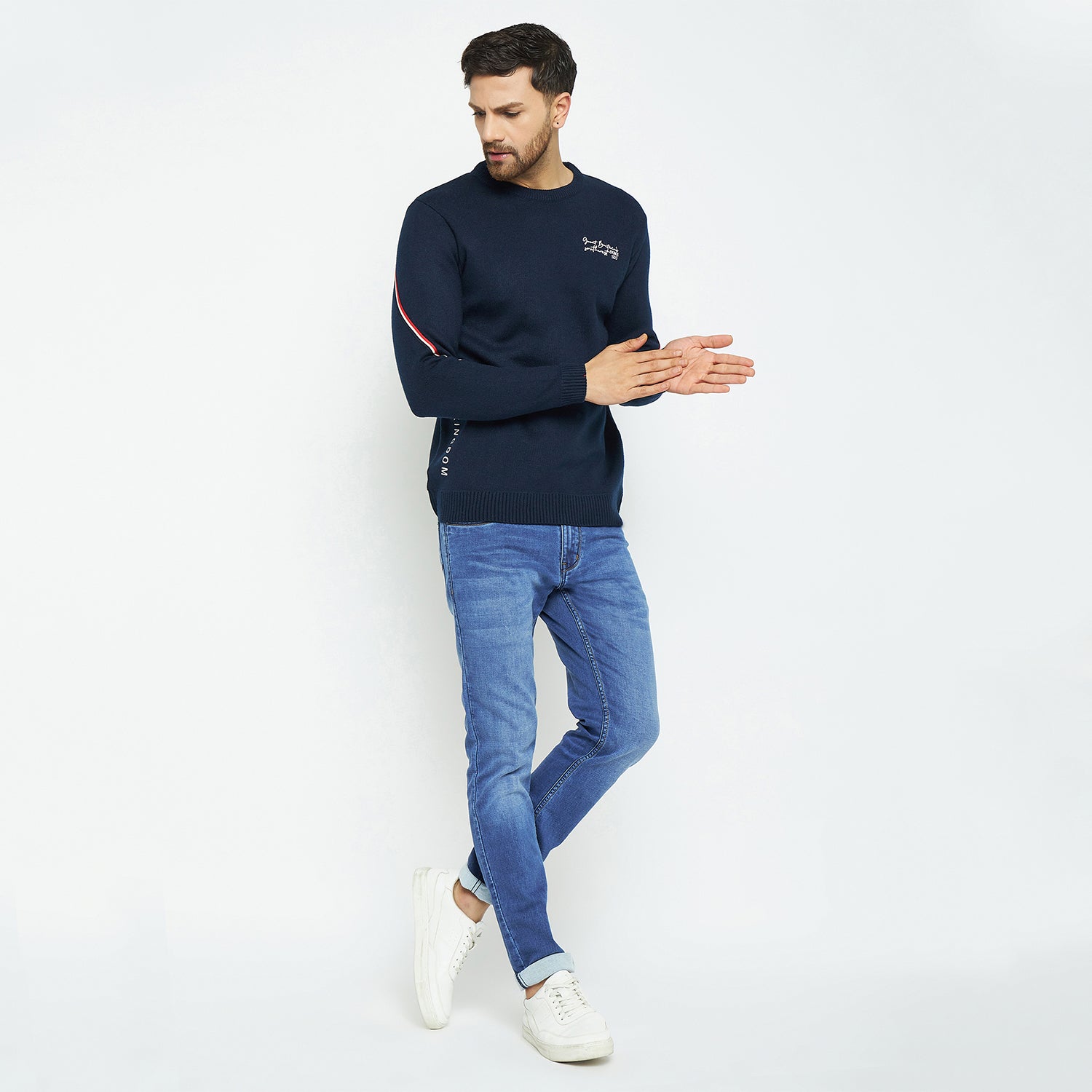 Duke Urban Men Full Sleeve Regular Fit Pullover (SDS2114)