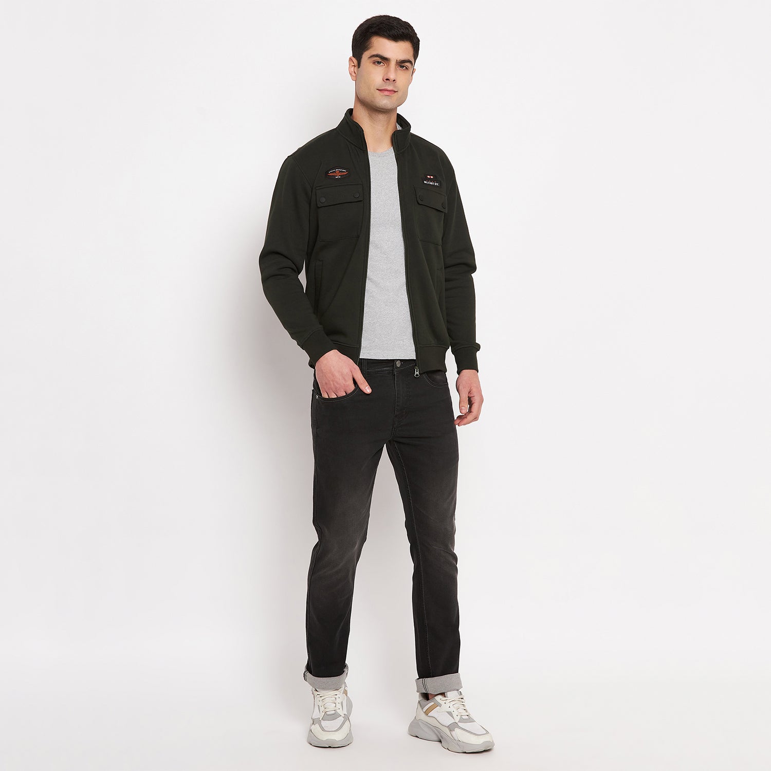 Duke Urban Men Zipper Sweatshirt (LF6267)