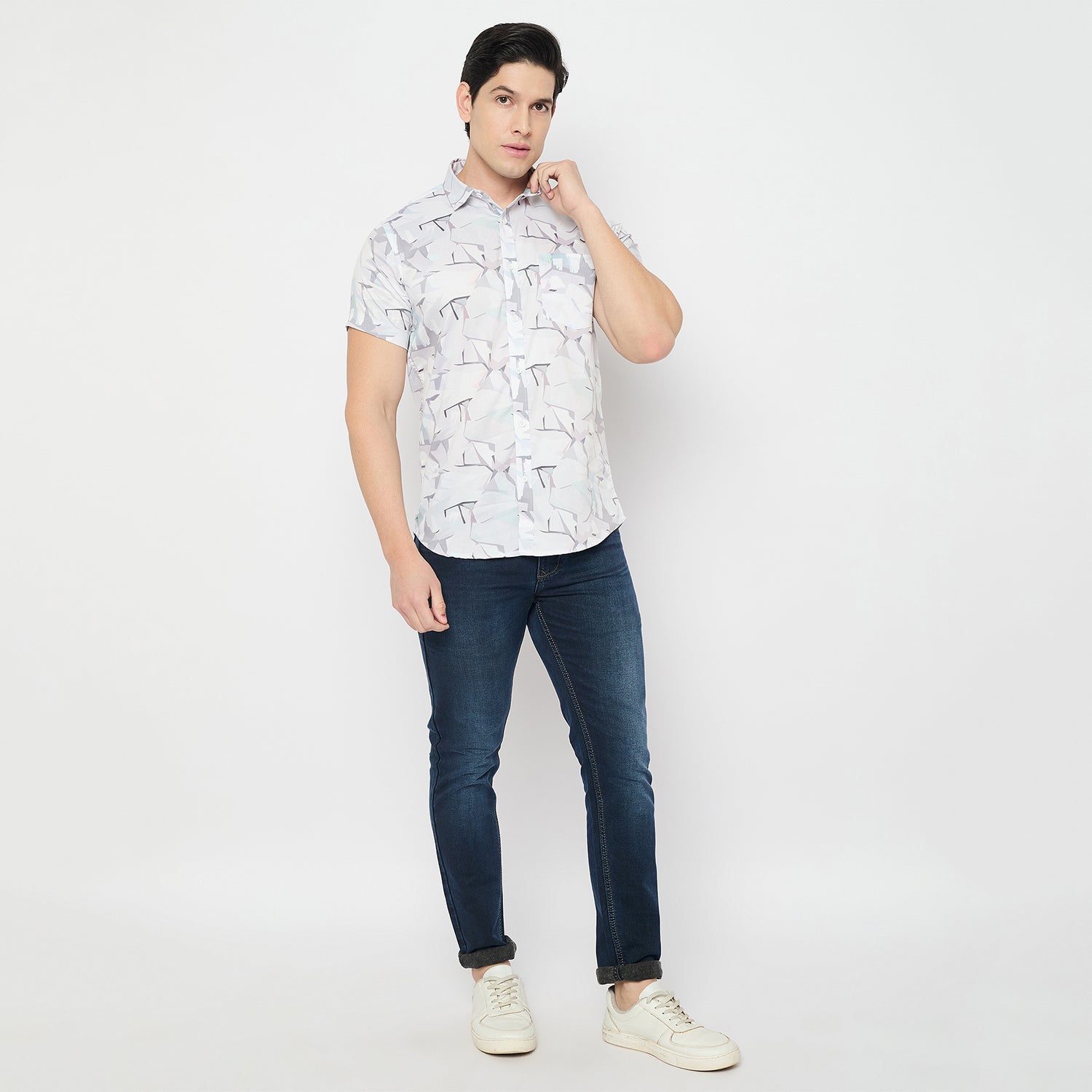 Duke Urban Men Half Sleeve Cotton Shirt (SDO2PRN)