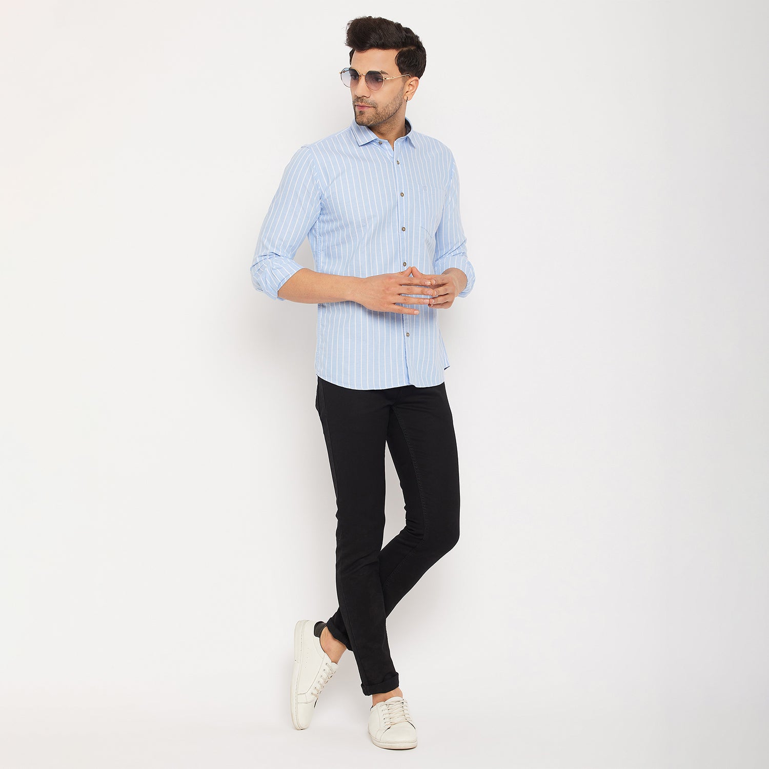 Duke Stardust Men Cotton Full Sleeve Shirt (SDO8STO)