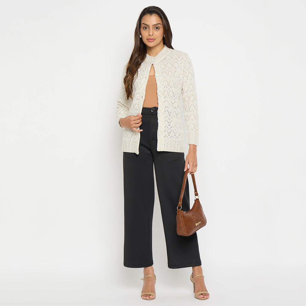 Duke Stardust Women Full Sleeve Round Neck Cardigan (SDS1059R)