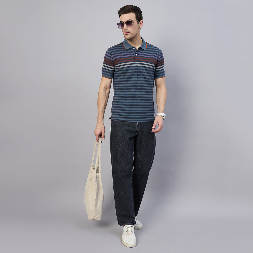 Duke Urban Men Half Sleeve Cotton Polo Tshirt (ON2121)