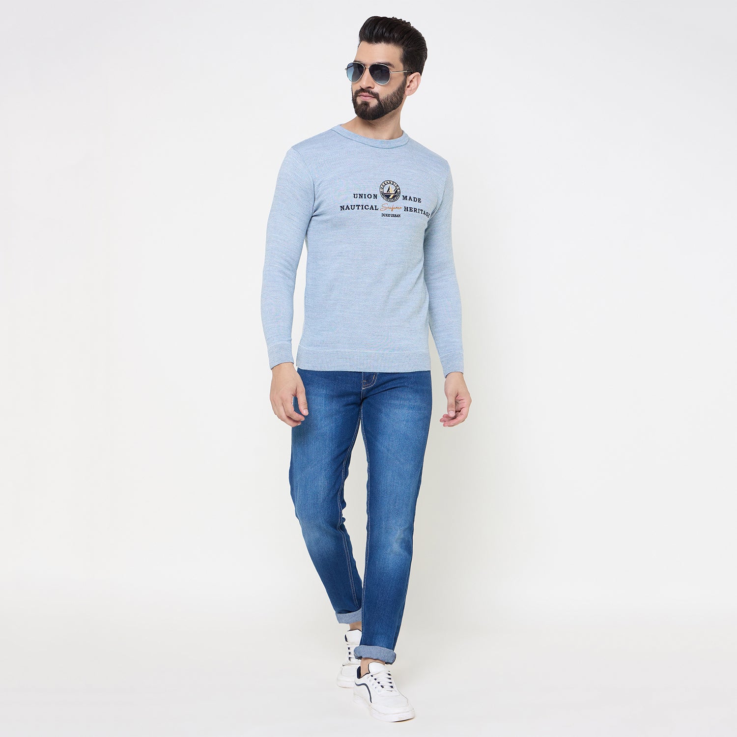 Duke Urban Men Round Neck Sweater (SDS2251)