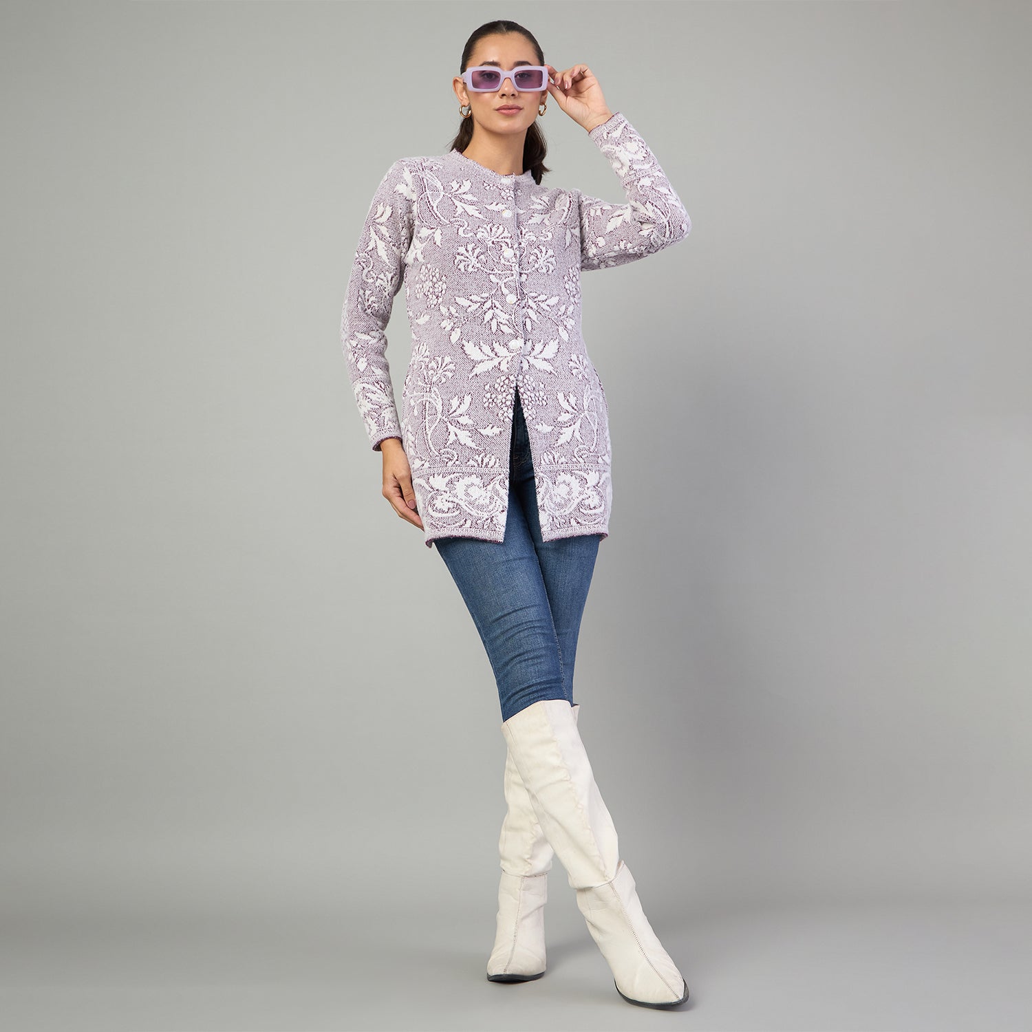 Duke Urban Women Long Coat Shortstyle Cardigan (ONSDS107)