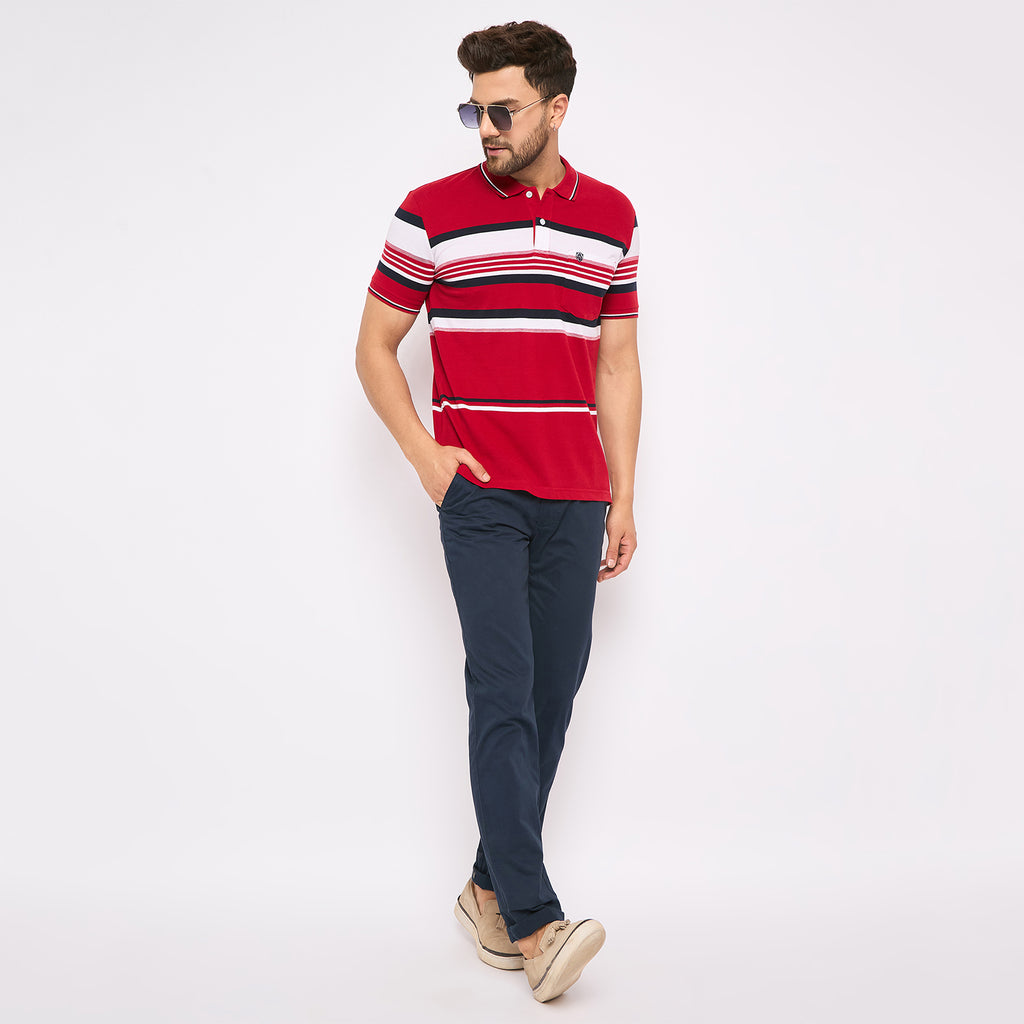 Duke Urban Men Half Sleeve Cotton T-shirt (LF7188)
