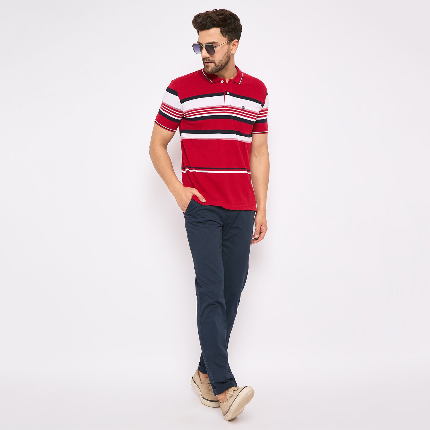 Duke Urban Men Half Sleeve Cotton T-shirt (LF7188)
