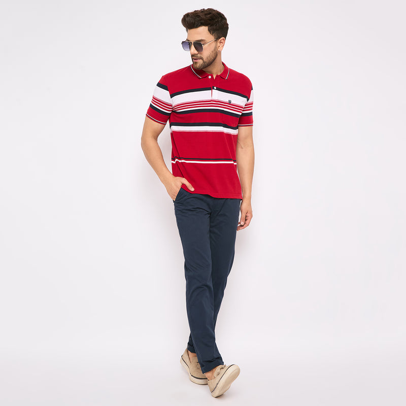 Duke Urban Men Half Sleeve Cotton T-shirt (LF7188)