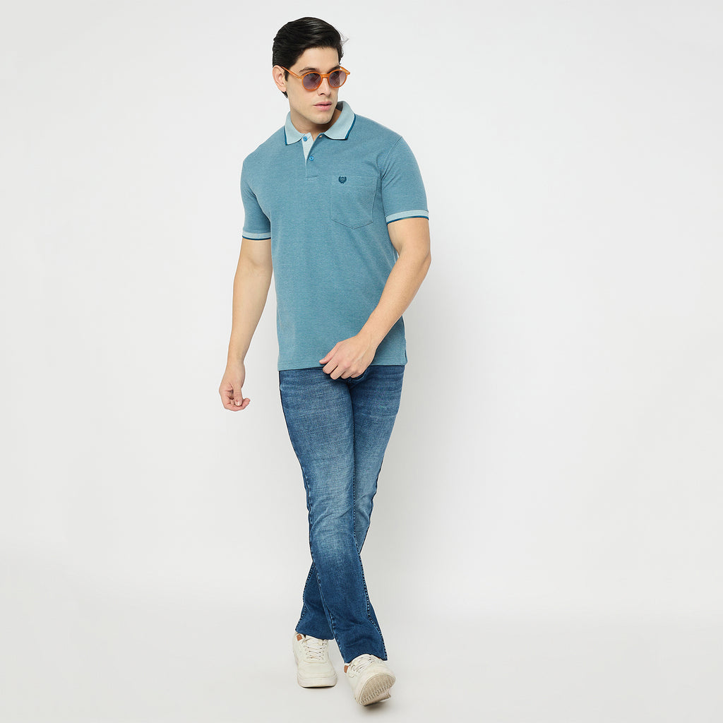 Duke Urban Men Half Sleeve Cotton Collared Tshirt (MSD67)