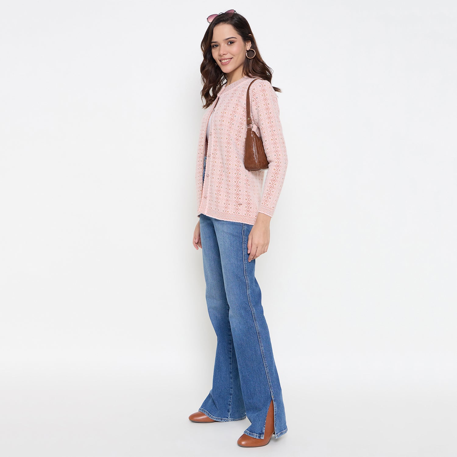 Duke Urban Women Full Sleeve Front Open Sweater (SDS1279)