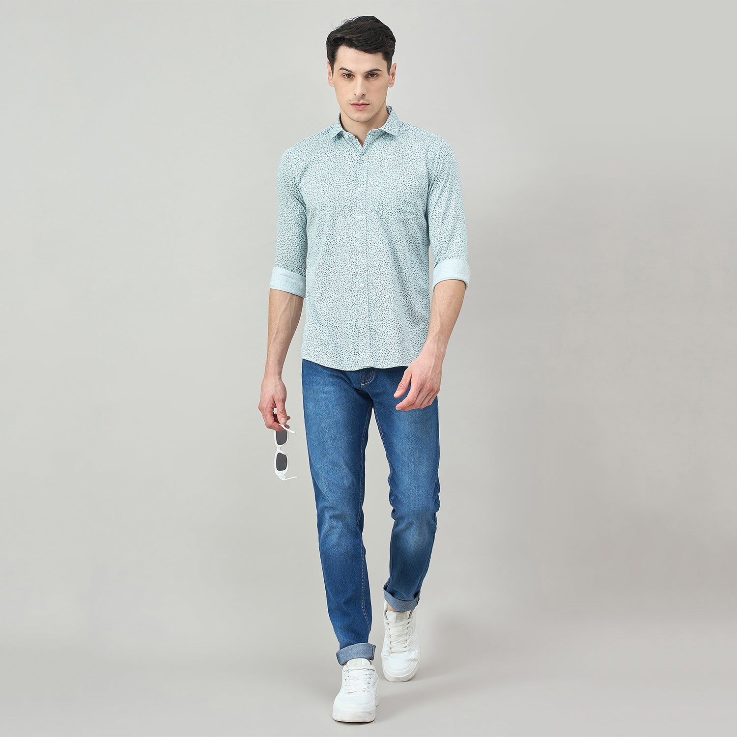 Duke Urban Men Full Sleeve Cotton Shirt (SDO8PRAZ)