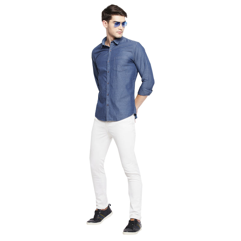 Duke Urban Men Full Sleeve Cotton Shirt (SDO8664)