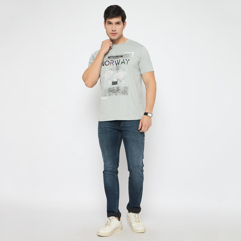 Duke Urban Men Half Sleeve Cotton Tshirt (LF7436)