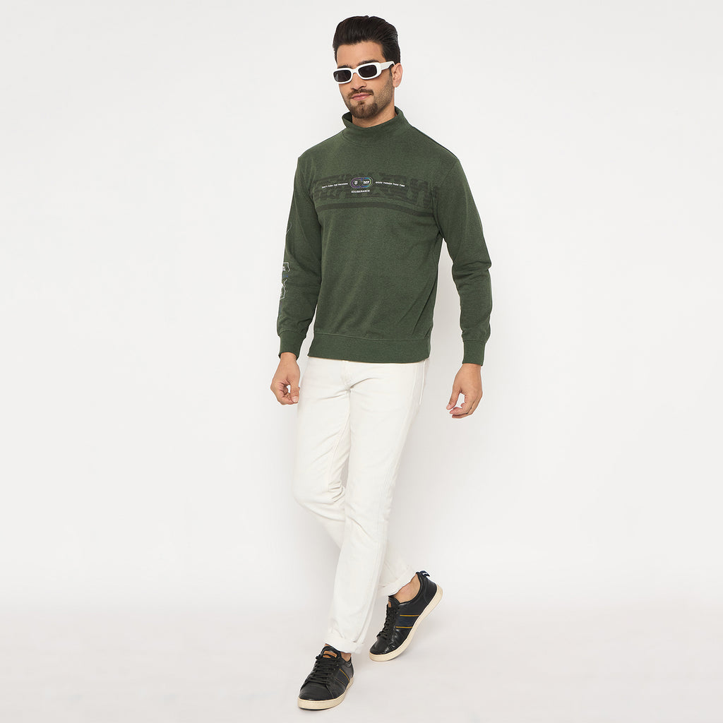 Duke Urban Men Full Sleeve Turtle Neck Sweatshirt (LF6393)
