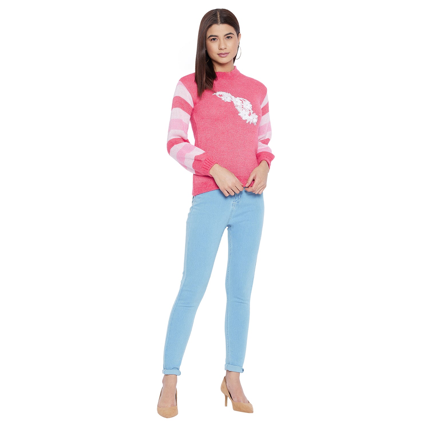 Duke Urban Women Full Sleeve Round Neck Pullover (SDS929)