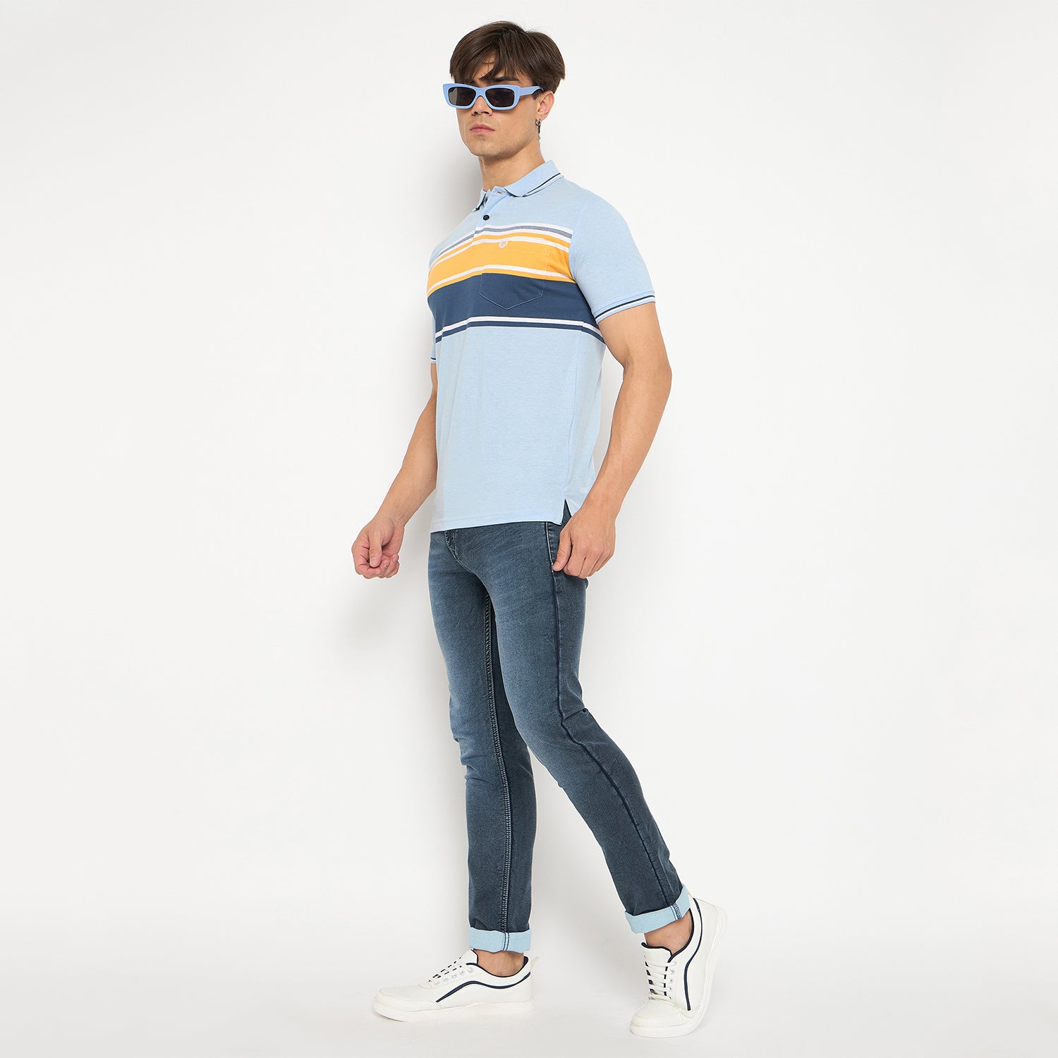 Duke Urban Men Half Sleeve Cotton T-shirt (LF5884)