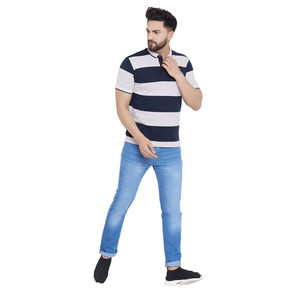 Duke Stardust Men Half Sleeve Cotton Tshirt (LF4681)