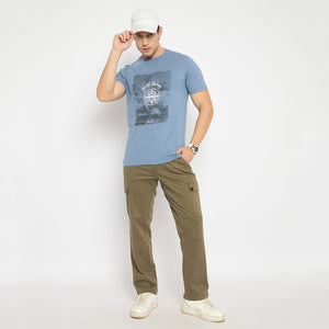 Duke Men Half Sleeve Cotton Tshirt (LF7493)