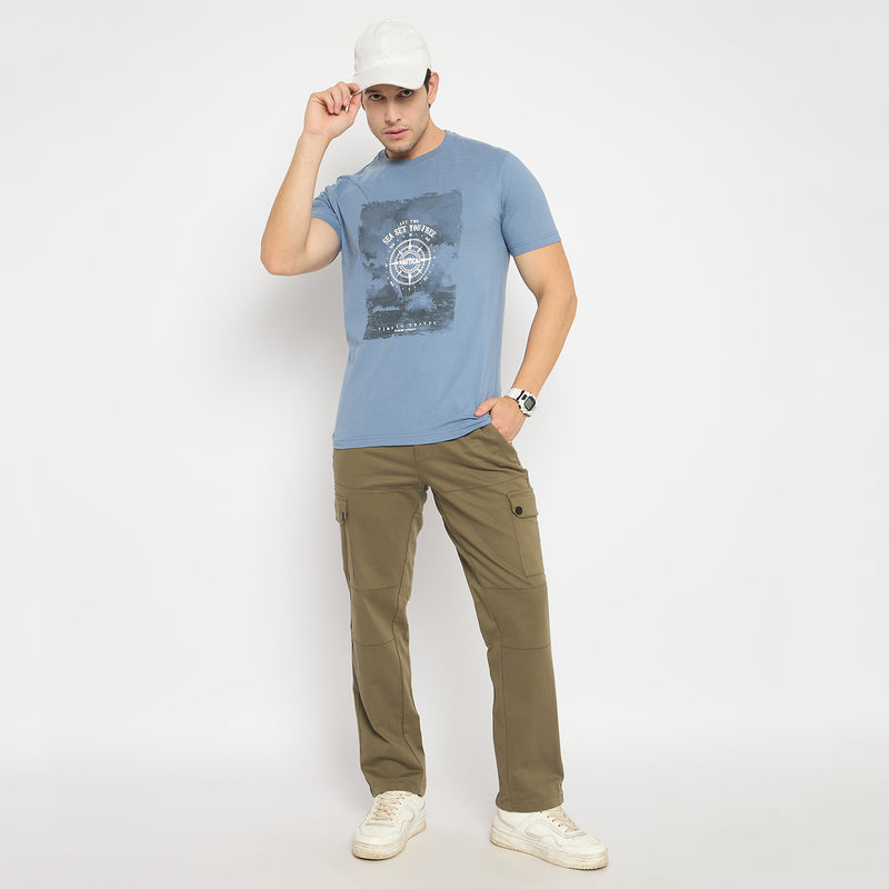 Duke Urban Men Half Sleeve Cotton Tshirt (LF7493)