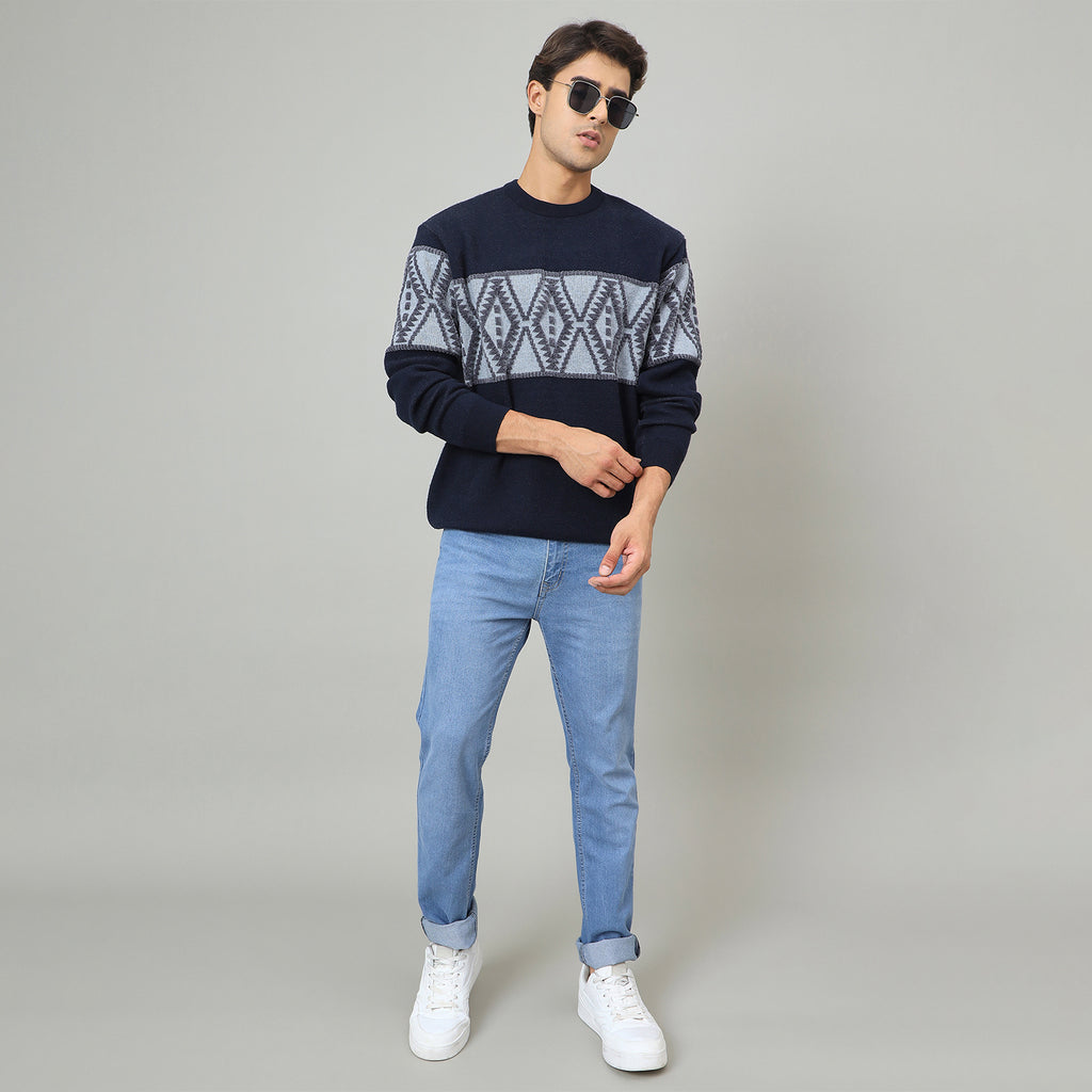Duke Urban Men Full Sleeve Classic round neck sweater (SDS2267)