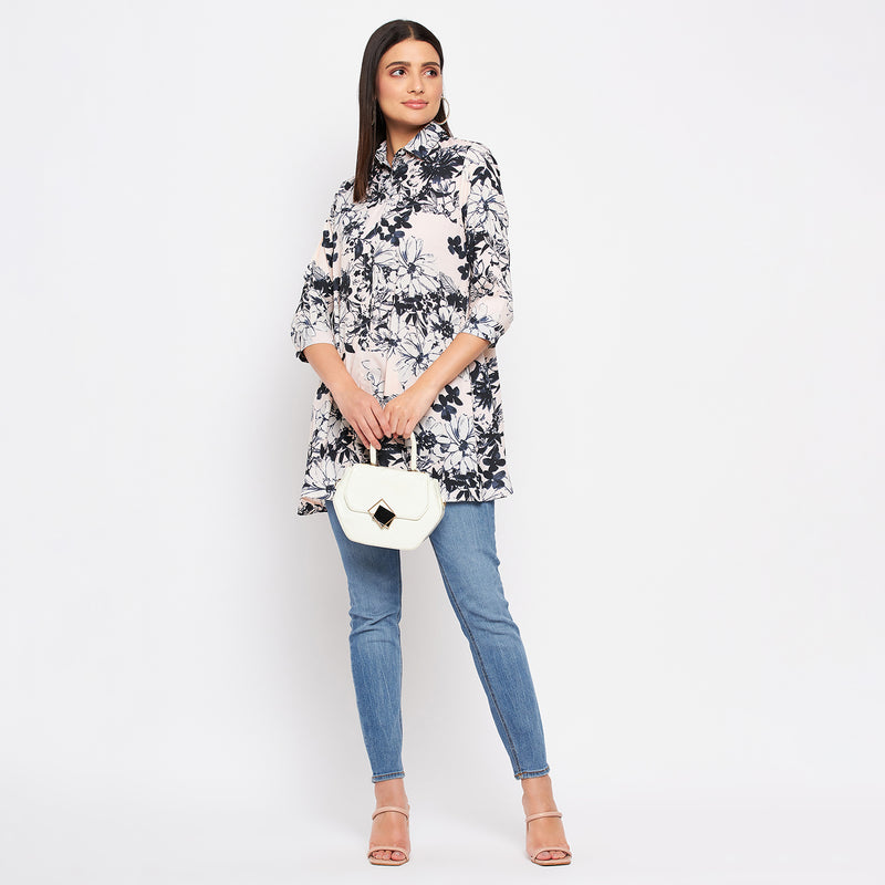 Duke Stardust Women 3/4 Sleeve Printed Tunic (SDX4107)