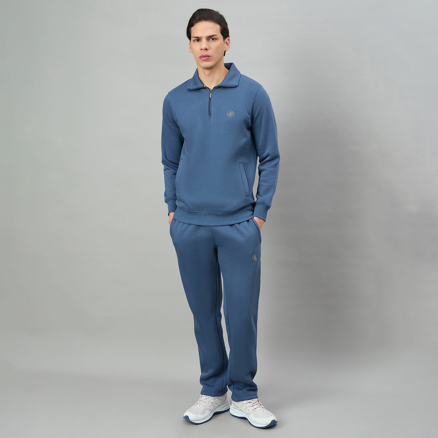 Duke Urban Men Half Zip Full Sleeve Regular Tracksuit (LF6053)