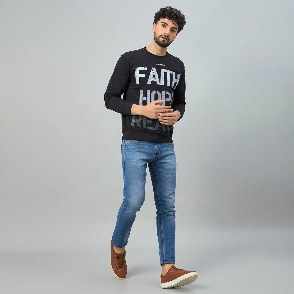 Duke Urban Men Round Neck Regular Sweatshirt (LF3948S)