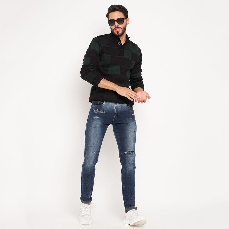 Duke Urban Men Full Sleeve High Neck Pullover (SDS2001)