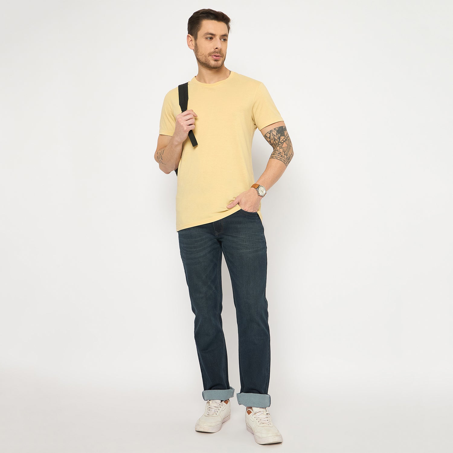 Duke Urban Men Comfort Fit Stretchable Jeans (SDD5720C)