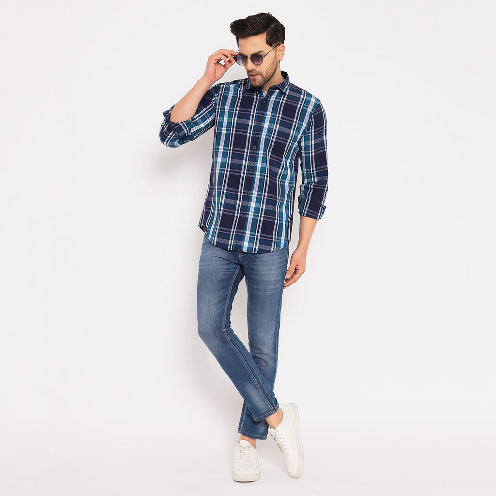Duke Urban Men Full Sleeve Cotton Shirt (SD5CKR)
