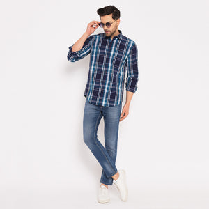 Duke Stardust Men Full Sleeve Cotton Shirt (SD5CKR)