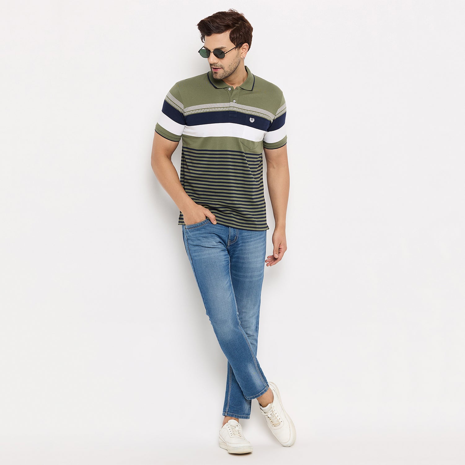 Duke Stardust Men Half Sleeve Cotton T-shirt (LF7212)