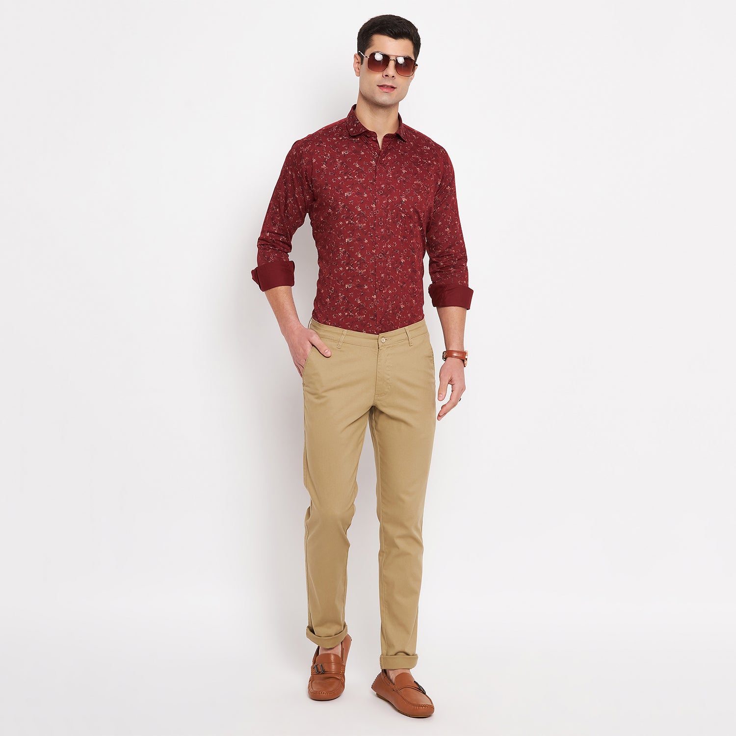 Duke Urban Men Slim Fit Trousers (SDT4584)