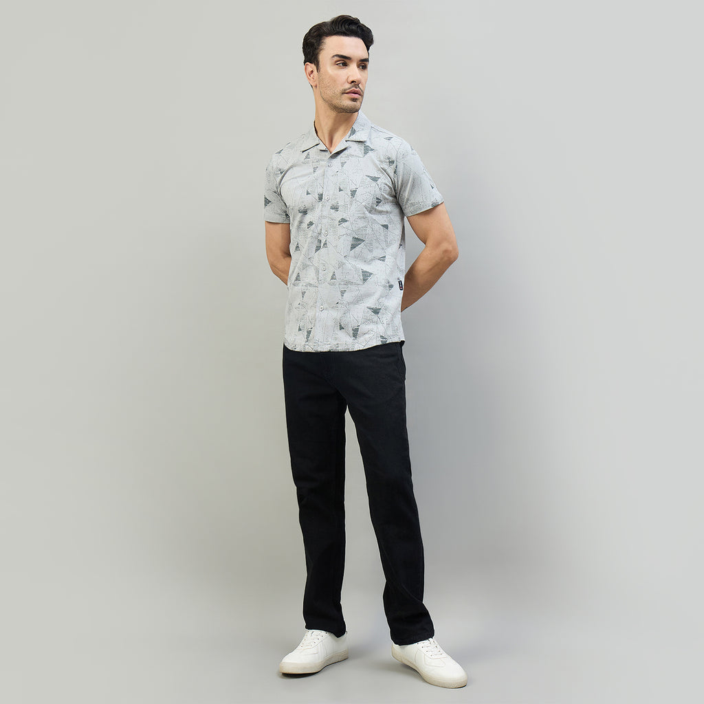 Duke Urban Men Regular Half Sleeve Cotton Shirt (LF6091A)