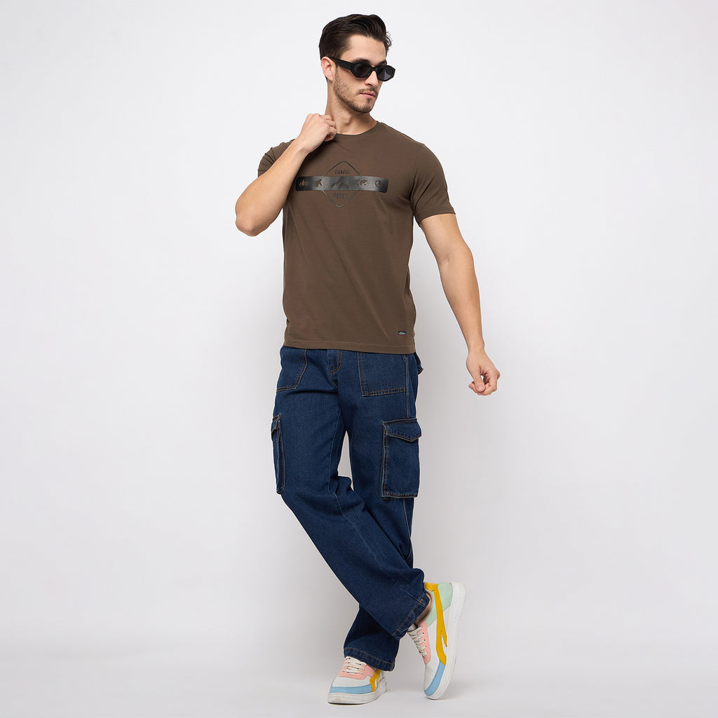 Duke Urban Men Half Sleeve Cotton T-shirt (LF7296)