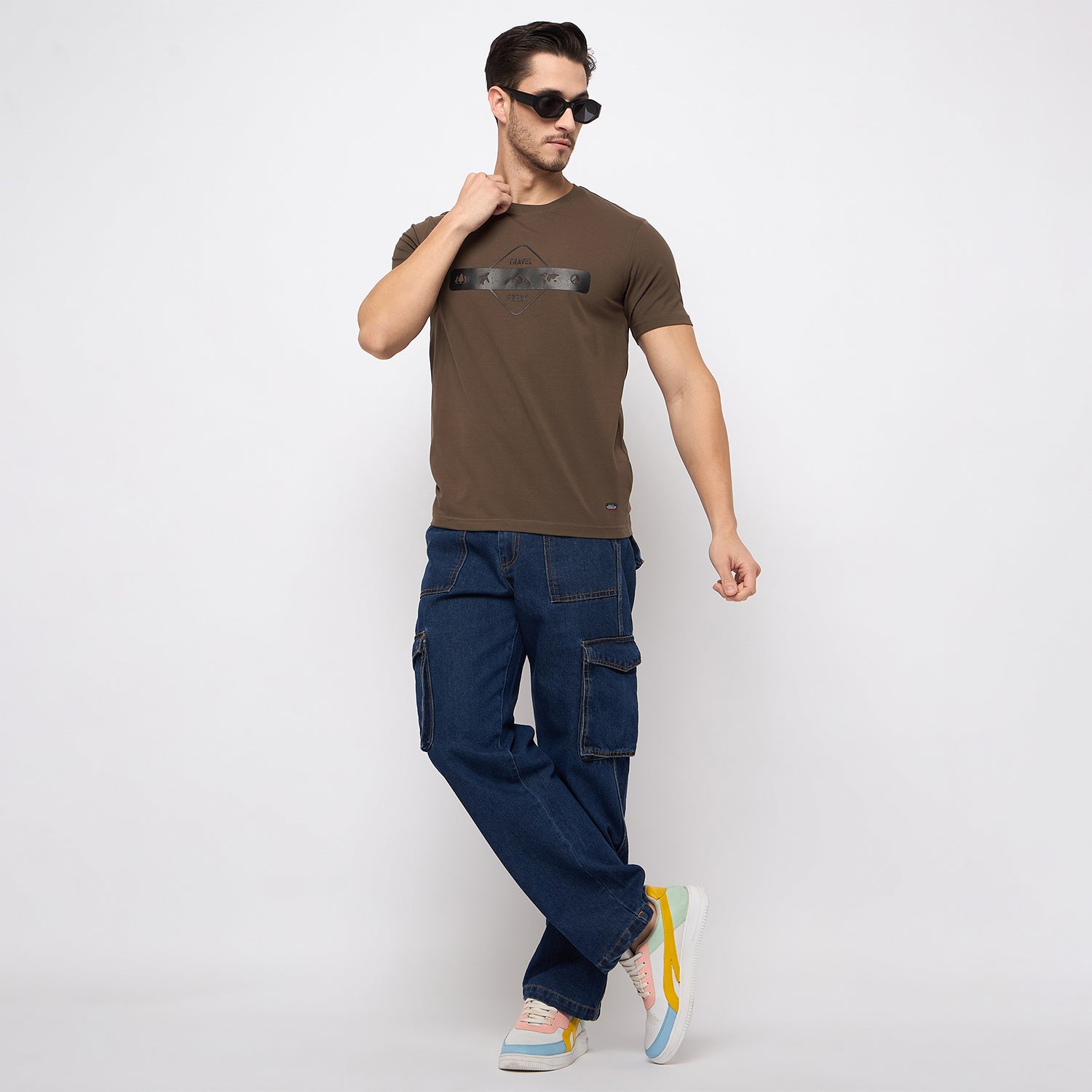 Duke Urban Men Half Sleeve Cotton T-shirt (LF7296)