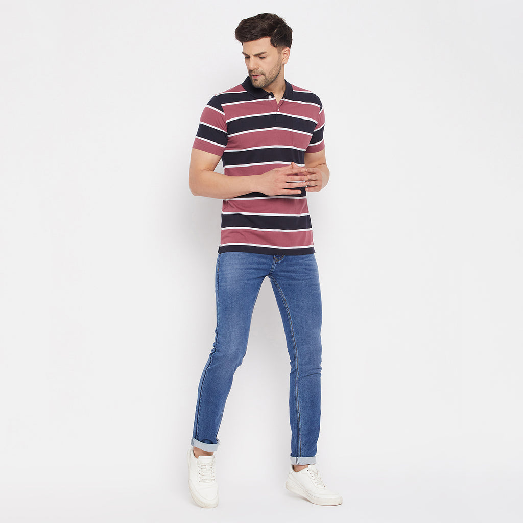 Duke Stardust Men Half Sleeve Cotton T-shirt (MLF1117)