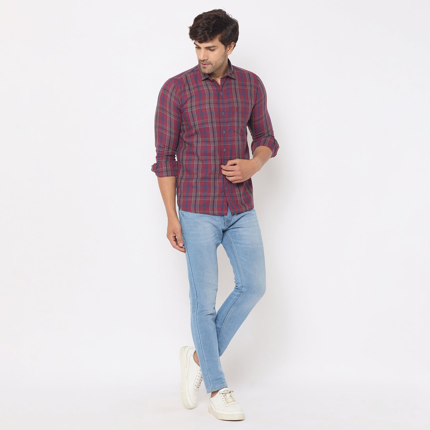 Duke Urban Men Full Sleeve Cotton Shirt (SDO8CKQ)
