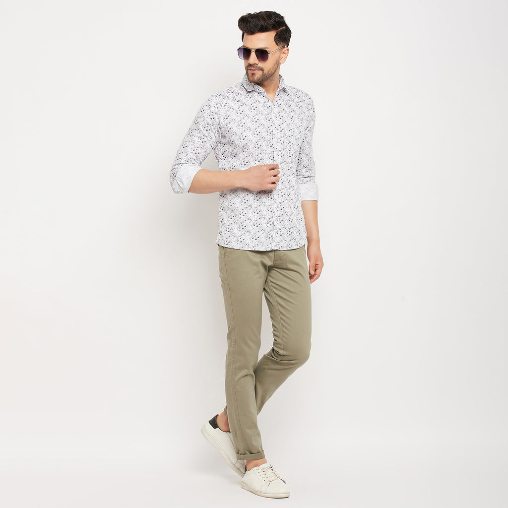 Duke Urban Men Full Sleeve Cotton Shirt (SDO8PRSQ)