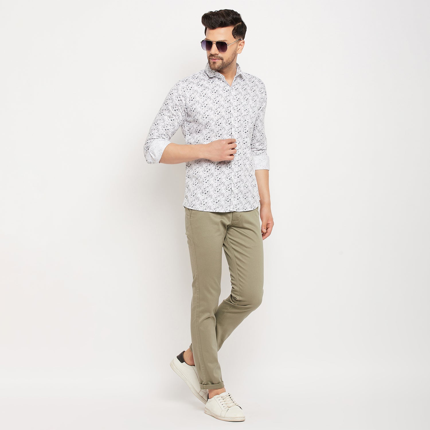 Duke Urban Men Full Sleeve Cotton Shirt (SDO8PRSQ)