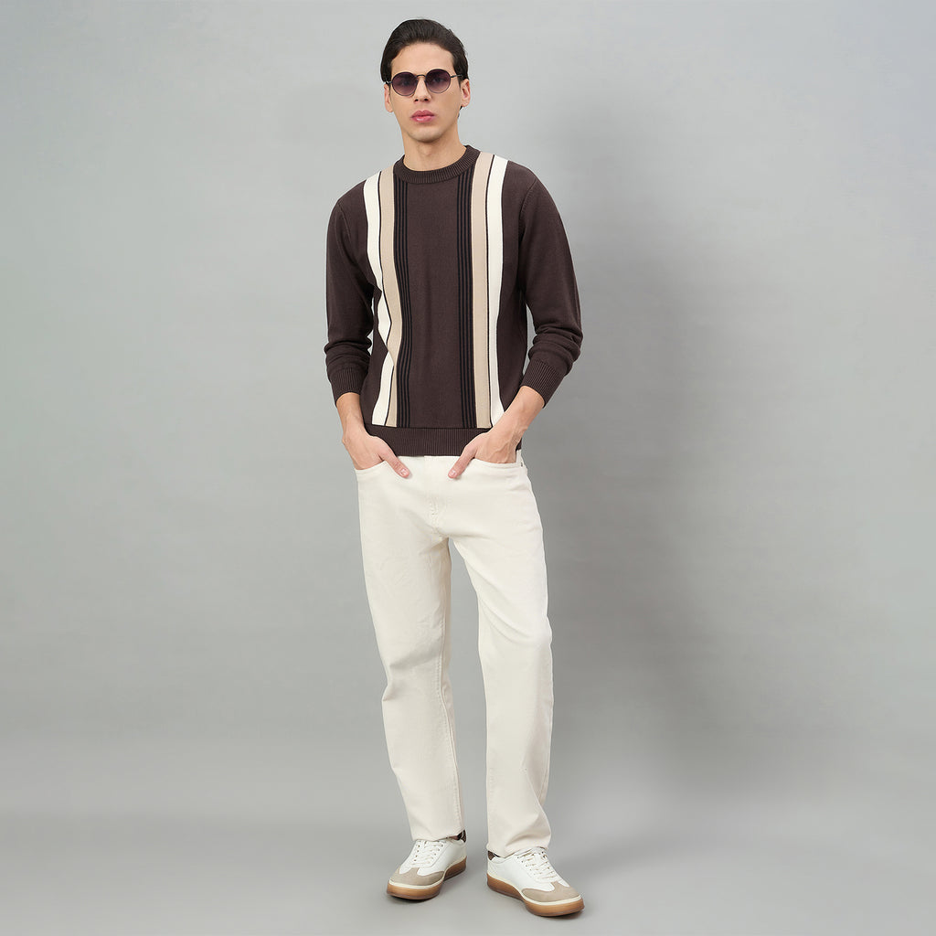 Duke Urban Men Round Neck Full Sleeve Regular Sweater (SDS2329)