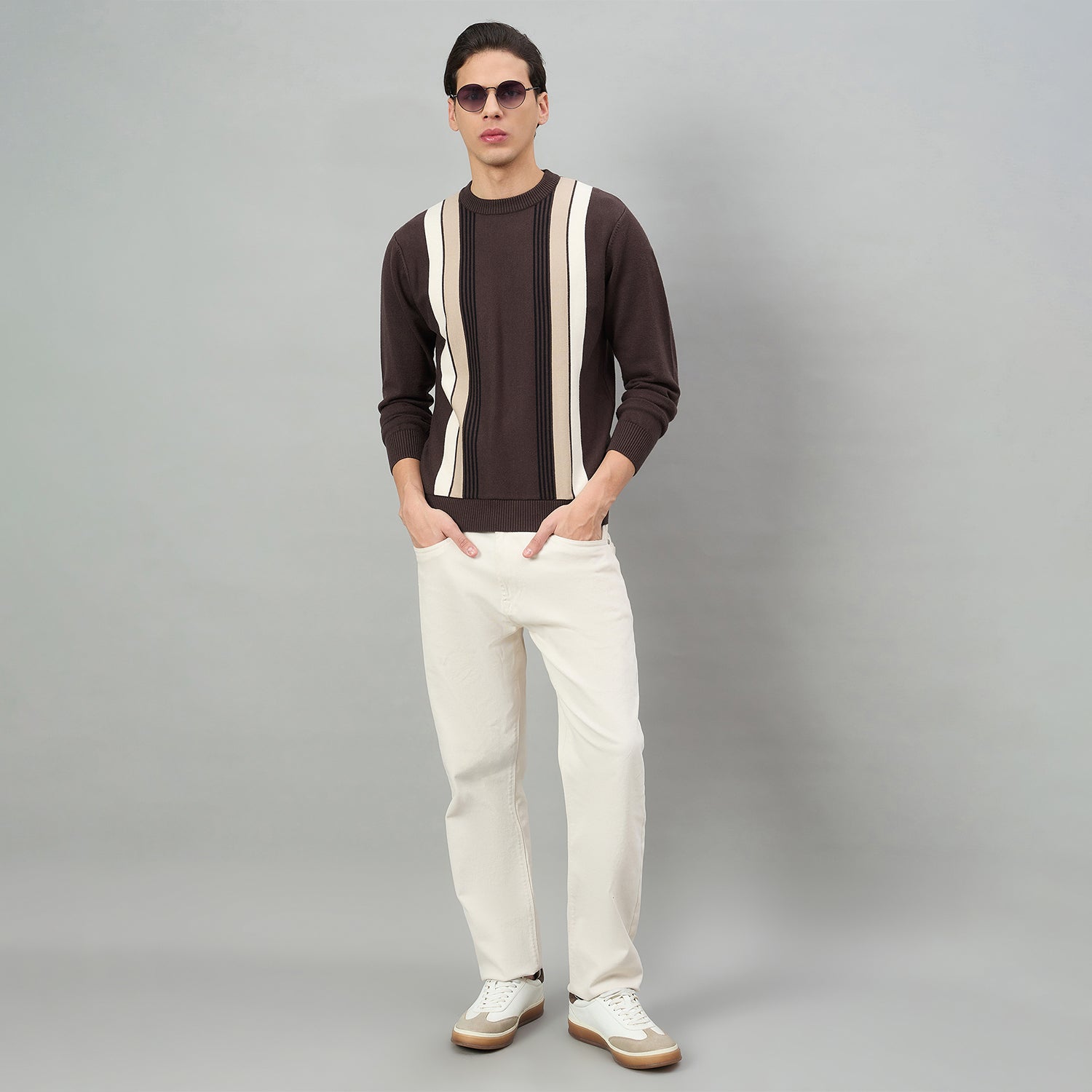 Duke Urban Men Round Neck Full Sleeve Regular Sweater (SDS2329)