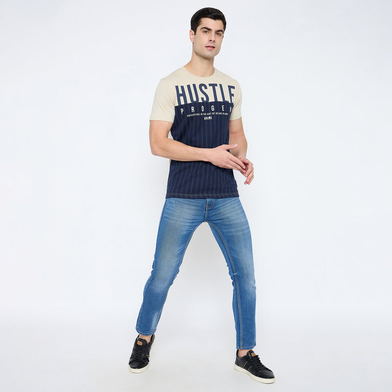 Duke Urban Men Half Sleeve Cotton T-shirt (LF7418)