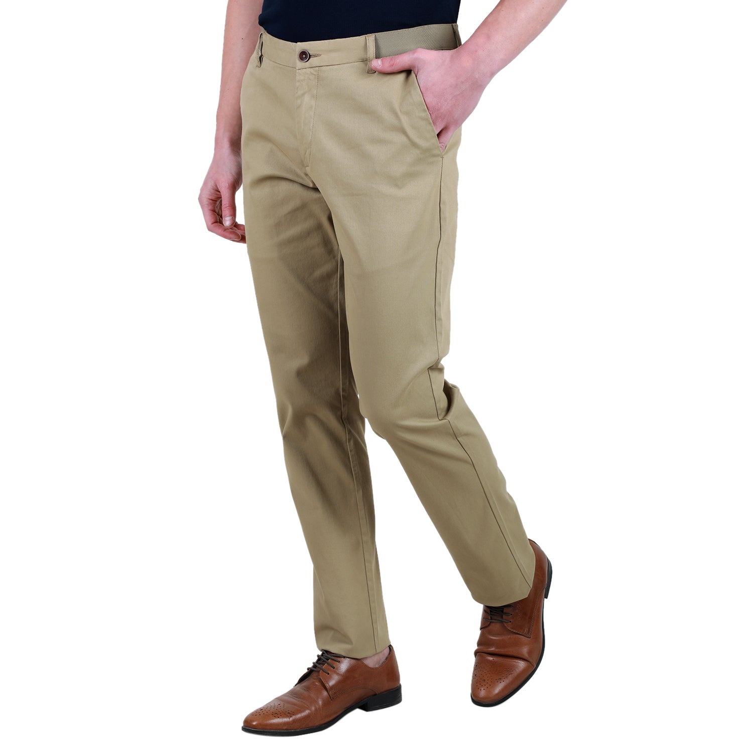 Duke Stardust Men Narrow Fit Chinos Trousers (SDT4123Q)