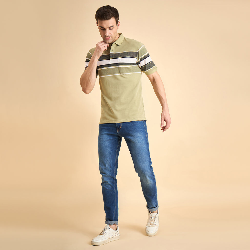 Duke Urban Men Half Sleeve Cotton Polo Tshirt (ON3070)