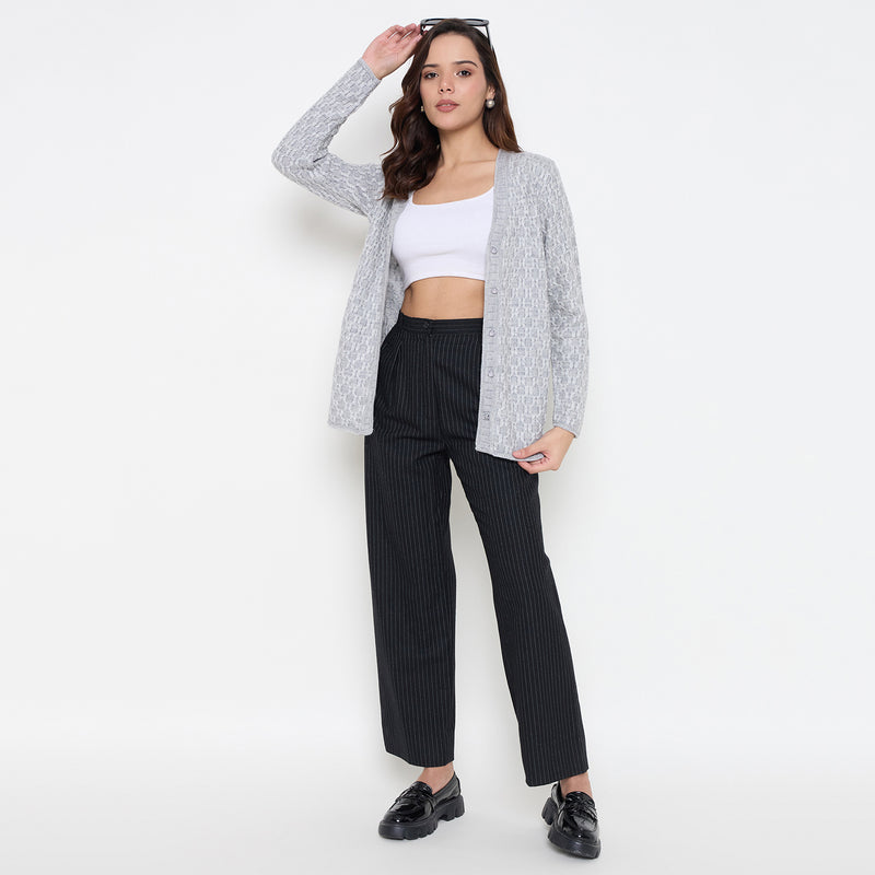 Duke Urban Women Full Sleeve Front Open Sweater (SDS1295)